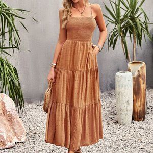 women's solid color dress